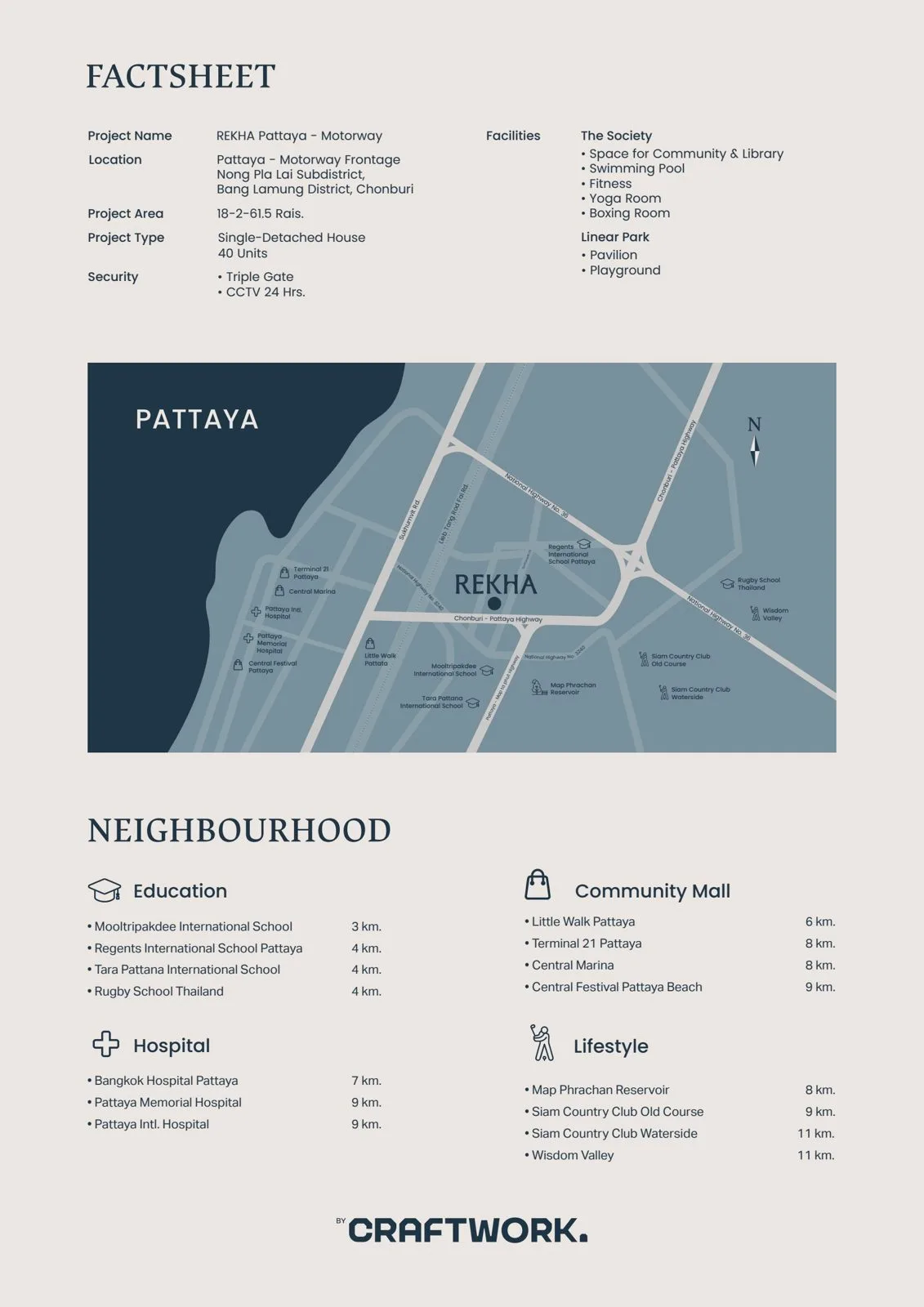 REKHA Pattaya – Motorway: планировка 4