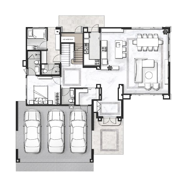 House 320 m², Patta Arcade