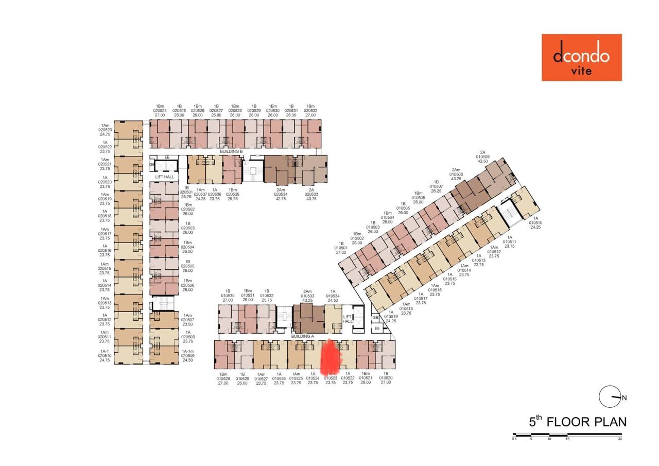 Студия 24 м², Dcondo Vite