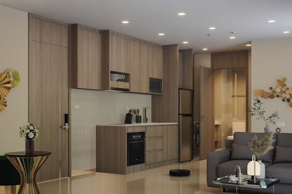2 спальни 51 м², Harmonia City Garden